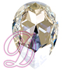 Swarovski 4327 Brooch Fancy Chunky Large Pear Rhinestones